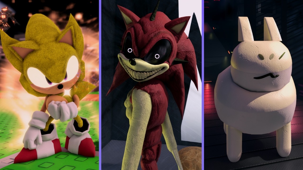 Super Sonic and The King in Outcome Memories Recreation